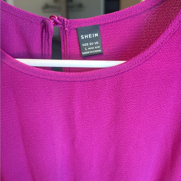 NWT Fuchsia Pink Jumpsuit - Picture 2 of 5